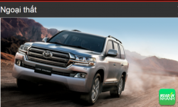 Đánh giá ngoại thất Toyota Land Cruiser 2016