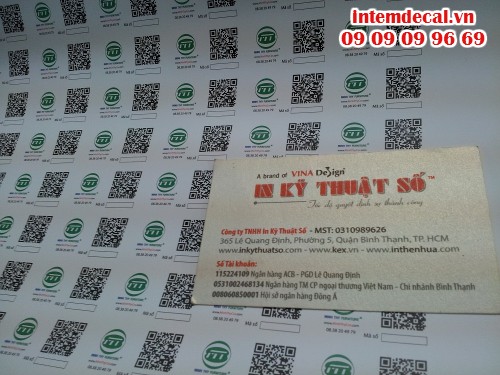 In tem decal giấy giá rẻ TPHCM 1